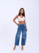 7086 KOT PANTOLON-MAVİ resmi